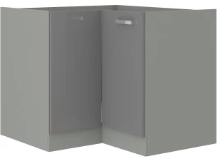 Dolní rohová kuchyňská skříňka Grey 90ND, 90 cm