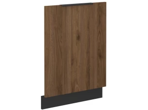 Přední panel na vestavnou kuchyňskou myčku Monza, 60 cm, ořech/černá