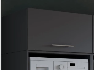Skříňový nástavec Mr. Sauber 68 cm, antracitová