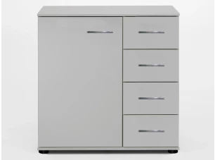 Komoda se zásuvkami Anna, 81 cm, bílá