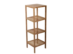 Dřevěný regál Bamboo, 4 police