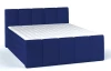 Postel boxspring Fresco 180x200 cm, modrá látka