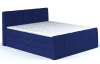 Postel boxspring Fresco 180x200 cm, modrá látka