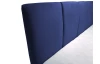 Postel boxspring Fresco 180x200 cm, modrá látka
