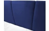 Postel boxspring Fresco 180x200 cm, modrá látka