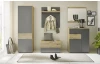 Předsíňový šatní panel Milan, dub artisan/šedá