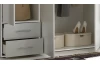 Šatní skříň Valencia, 206 cm, bílá