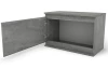 Nástěnná skříňka Carlos, šedý beton, 60 cm
