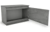 Nástěnná skříňka Carlos, šedý beton, 60 cm