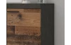 Obývací stěna Rumba, vintage optika kovu/dřeva