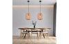 Lustr Runa, sisal/kov