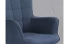 Křeslo Victoria, modrá látka