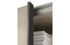 Šatní skříň Brüssel, 250 cm, kamenný dub/šedá