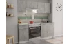 Kuchyňský blok Irma, bílá/šedý beton