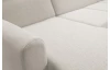Sedací souprava Mistic, světle béžová látka, tvar U