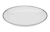 Podšálek Luna Black Line 14 cm, bílý