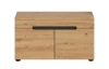 Předsíňová lavice Cano, 80 cm,  šedá/dub artisan