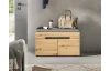 Předsíňová sestava Cano (5-dílná), šedá/dub artisan