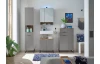 Koupelnová stojací skříňka Denver, šedá/dub evoke