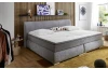 Velká rodinná postel boxspring Cody 240x200 cm, holubí šedá látka