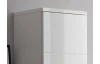 Vysoký úložný regál Taviano, s osvětlením