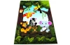 Dětský koberec Jungle 80x150 cm, motiv zvířátka, zelený