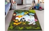 Dětský koberec Jungle 80x150 cm, motiv zvířátka, zelený
