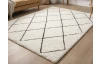 Koberec Ideal Shaggy 80x150 cm, diamant krémový/černý