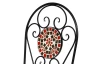 Zahradní set Mosaic, černý/červený