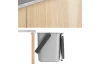 Závěsný odpadkový koš Bintex 4 l, šedý