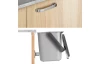 Závěsný odpadkový koš Bintex 4 l, šedý