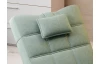 Relaxační lehátko London, světle zelená látka