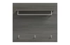 Šatní panel s policí Salsa, 80 cm, šedý dub