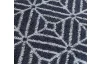 Osuška Design Raute 67x140 cm, antracitová, grafický vzor