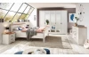 Postel Jasmin 180x200 cm, borovice/dub artisan