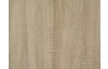 Šatní skříň se zrcadlem Click, 135 cm, bílá/dub sonoma