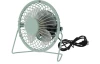 Ventilátor USB 15 cm, kov (mix barev)