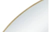 Nástěnné zrcadlo Esra 50 cm, zlaté