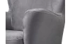 Křeslo Next, šedá látka