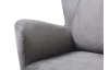Křeslo Next, šedá látka