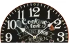 Nástěnné hodiny Cooking with love, 30 cm