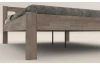 Manželská postel Tema 180x200 cm, šedý buk