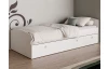 Postel s úložným prostorem Patrik 90x200 cm, bílá