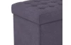 Taburet Surprise Midi 60x45 cm, hlubinná modrá látka