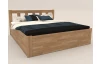 Postel s úložným prostorem Tema Box 180x200 cm, přírodní buk