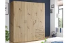 Šatní skříň Koski, 150 cm, dub artisan