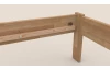 Postel Tema Futon 180x200 cm, přírodní buk