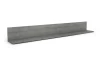 Nástěnná police Carlos, šedý beton, 150 cm