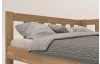 Rohová postel se zástěnou vpravo Tema P 180x200 cm, přírodní buk