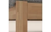 Rohová postel se zástěnou vpravo Tema P 180x200 cm, přírodní buk